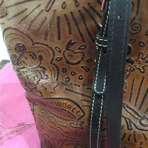 Dooney & Bourke Tan Embossed Tote - Picture 7 of 15